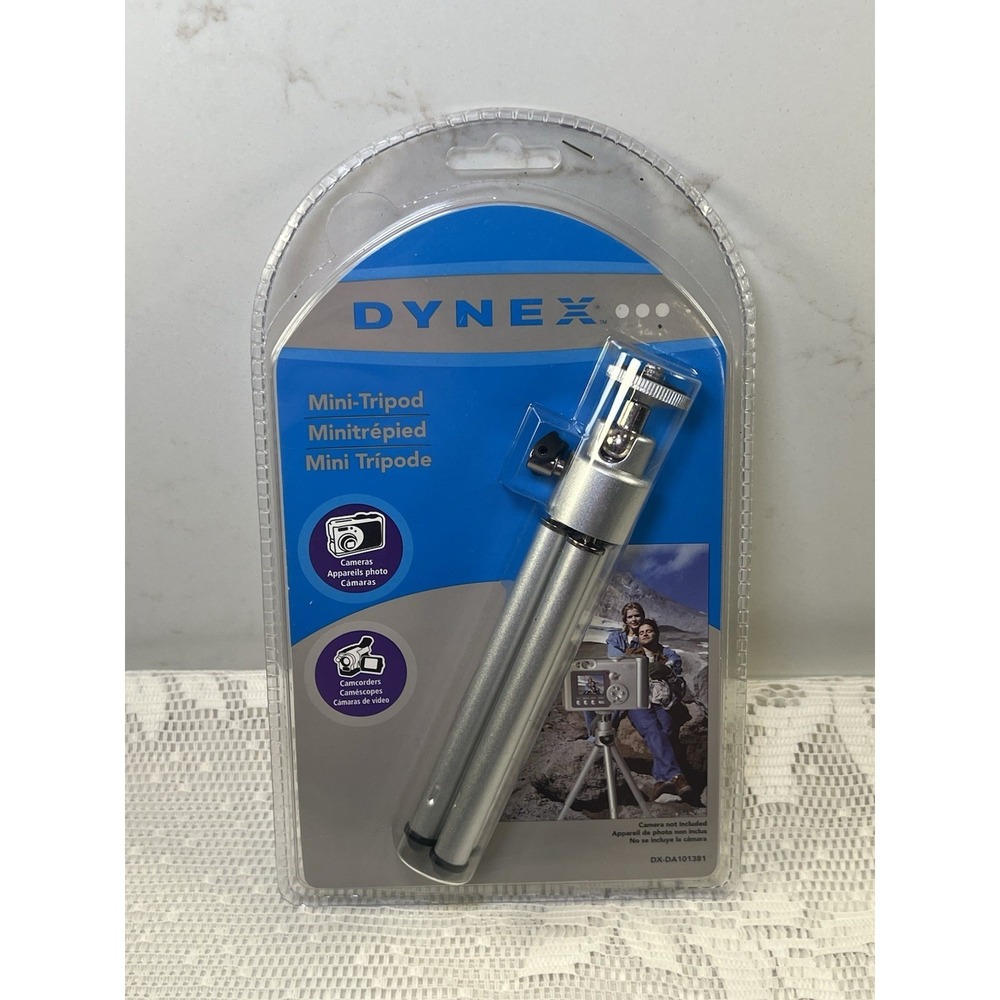 NEW Dynex DX-DA101381‎ Mini Camera Tripod Aluminum Adjustable Sealed